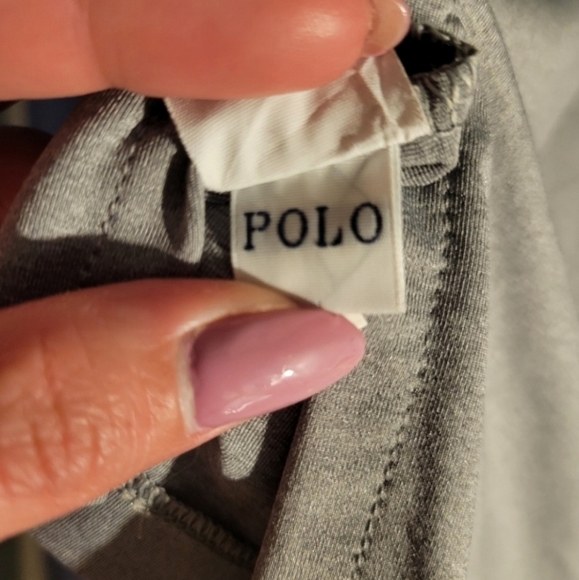 Ralph Lauren Pima Soft Grey Polo Shirt Size XL NWOT - Picture 4 of 11